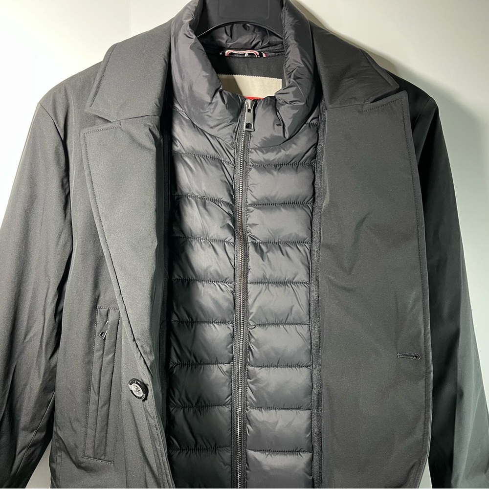 Hunter Aldgate Insulated Water & Windresitant Blazer Twofer Jacket - Black - Picture 3 of 16